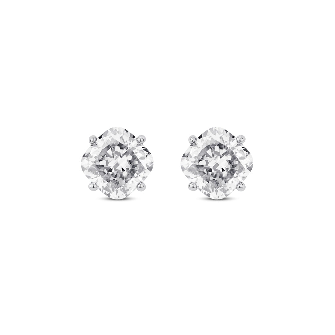 Lab-Grown Diamond 2ct. tw. Cushion Cut 14k Gold Studs