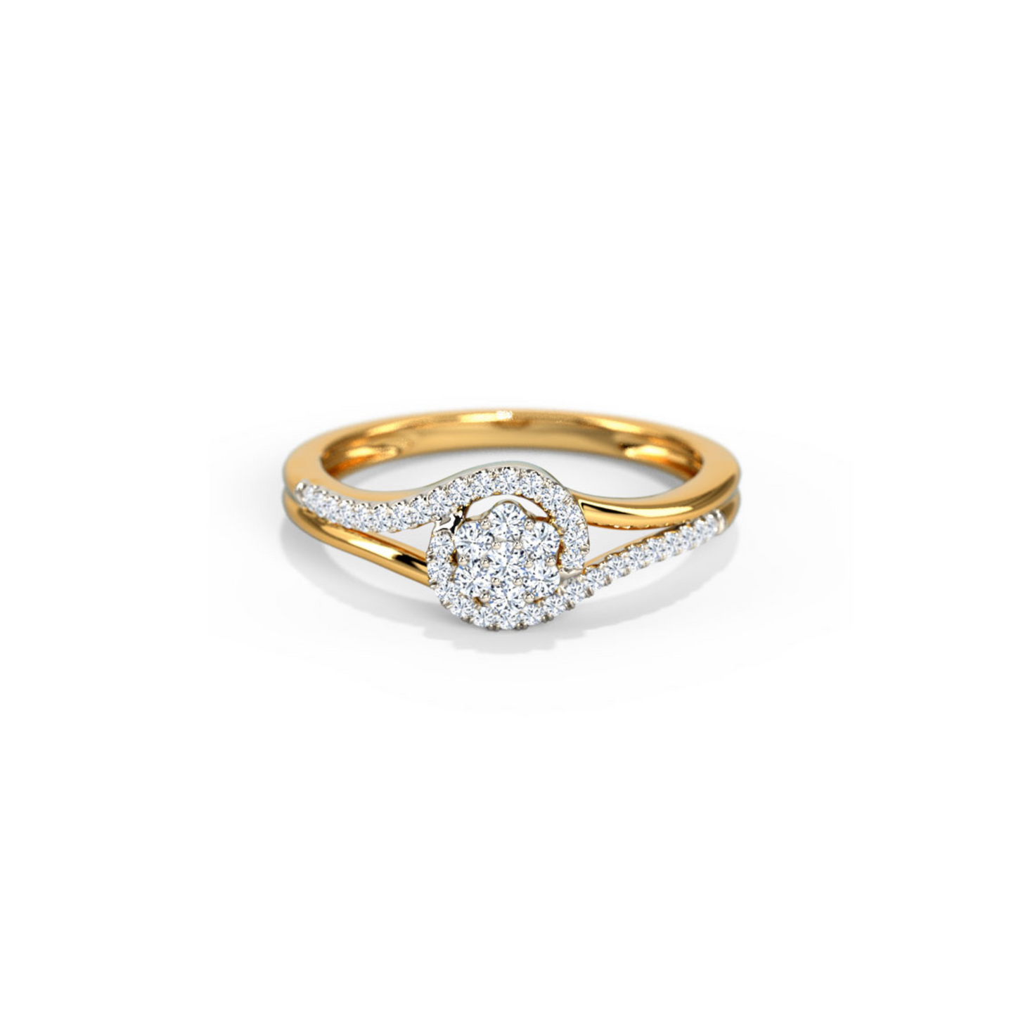 Elen Cluster Diamond Ring