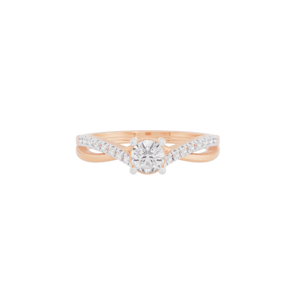 LUMINOUS LATTICE DIAMOND RING