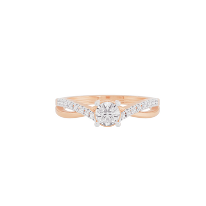 LUMINOUS LATTICE DIAMOND RING