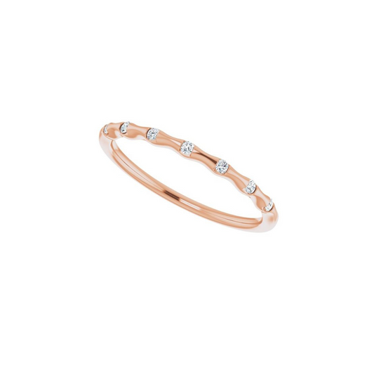 Accented Stackable Ring