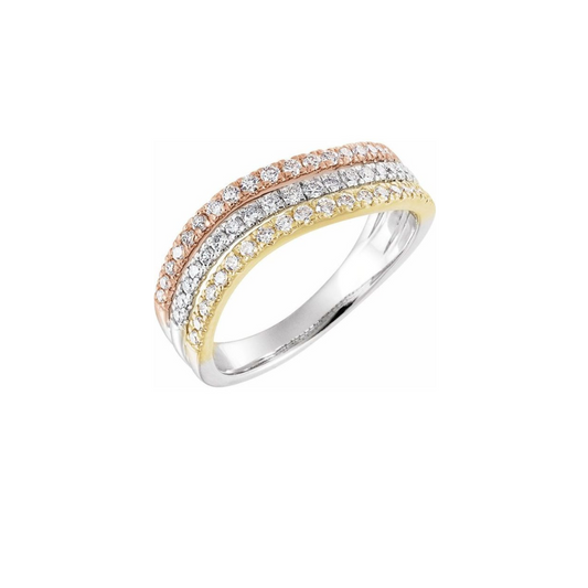 Accented Stacked Ring