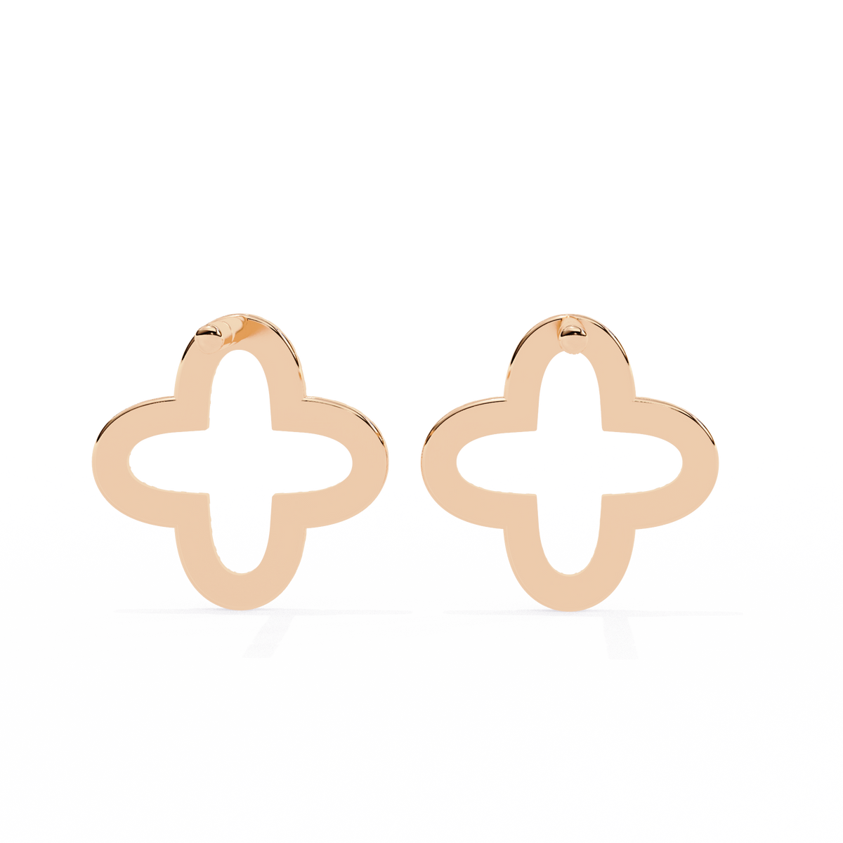 Floral Lab-Grown Diamond Earrings