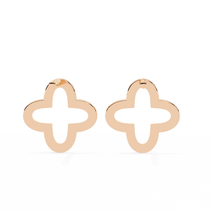 Floral Lab-Grown Diamond Earrings