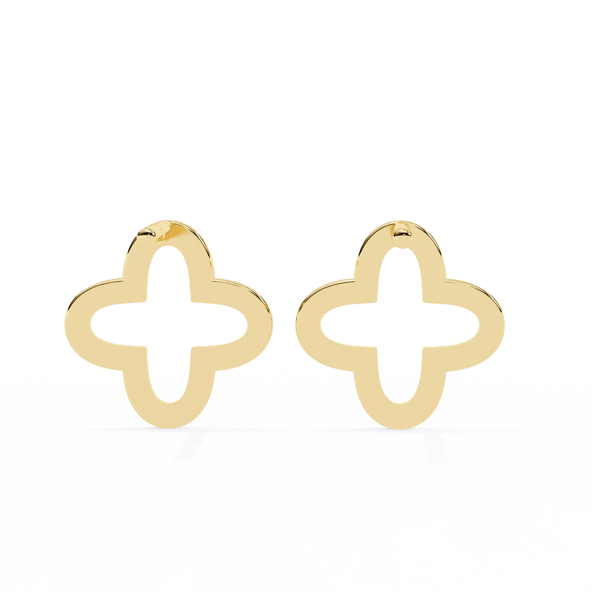 Floral Lab-Grown Diamond Earrings
