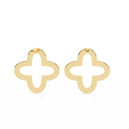Floral Lab-Grown Diamond Earrings