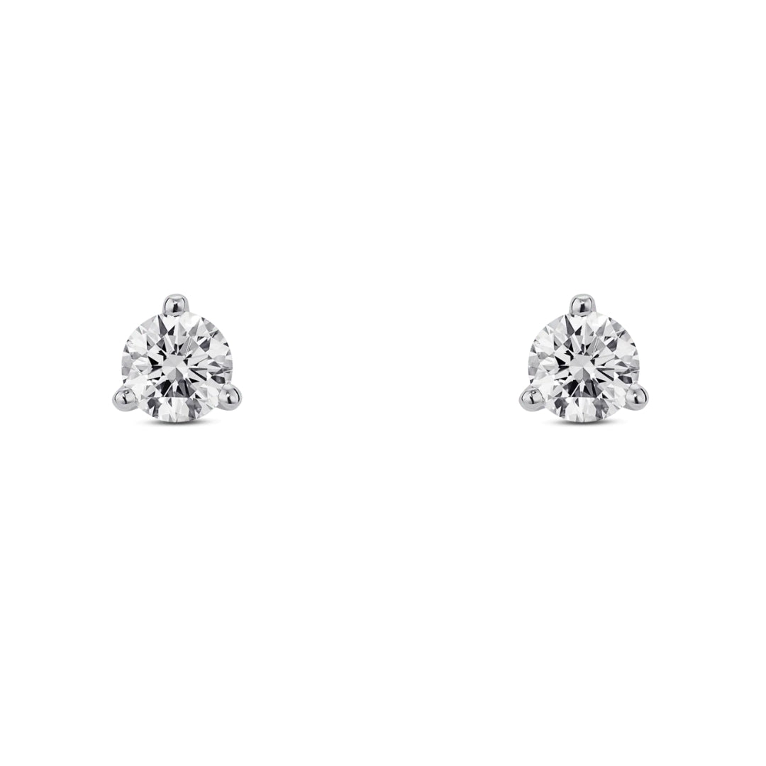 Lab-Grown Diamond ¼ct. tw. Mini Round Brilliant Solitaire Studs