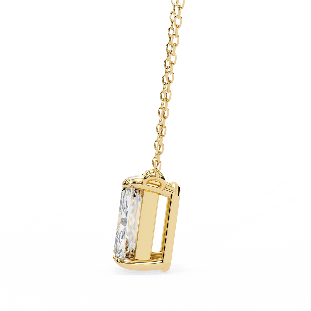 Lab Grown Solitaire Pendants