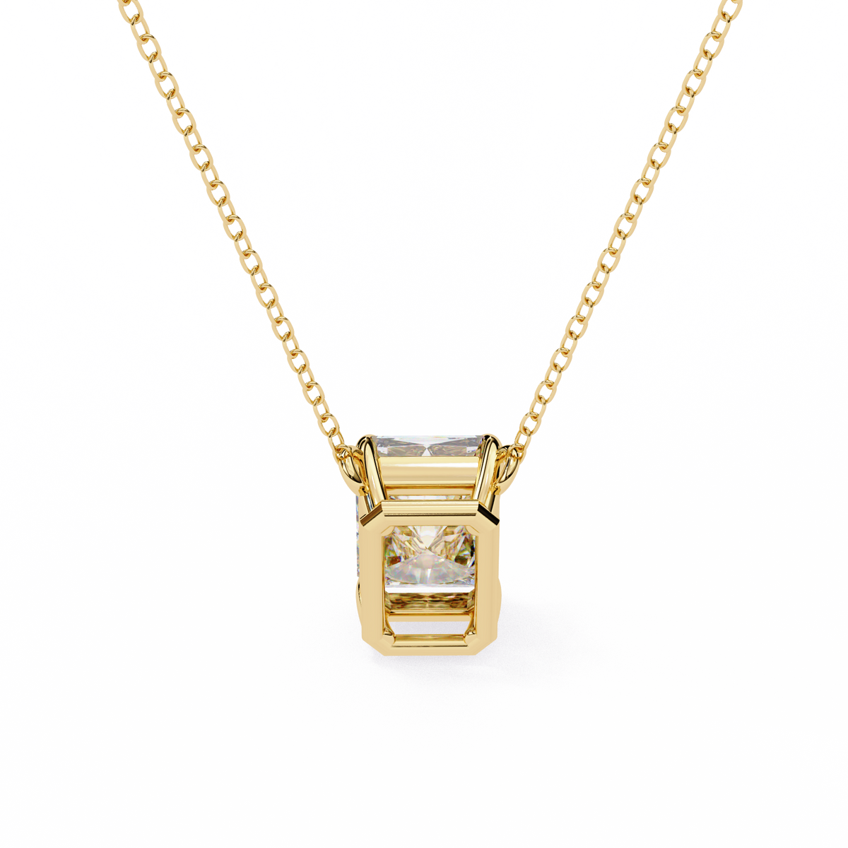 Lab Grown Solitaire Pendants