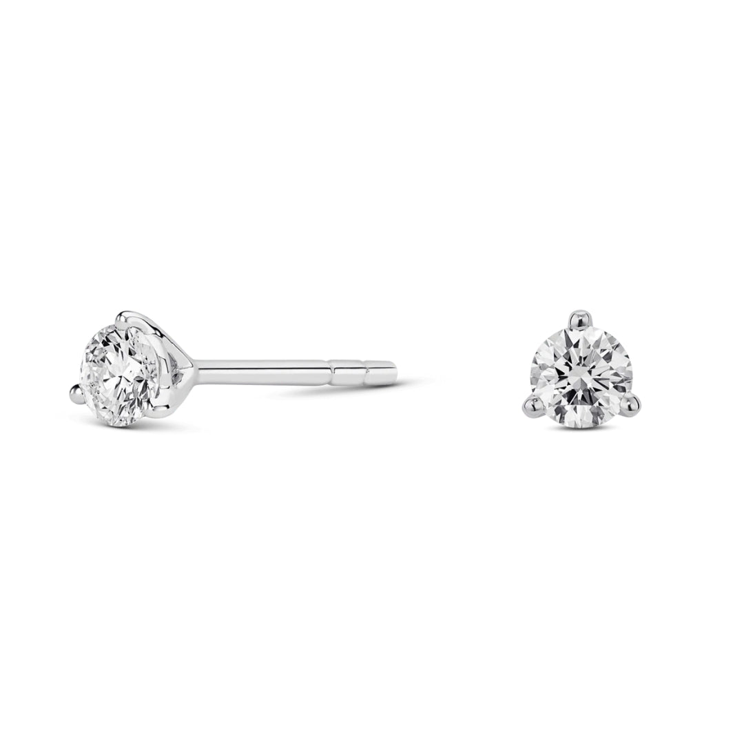 Lab-Grown Diamond ¼ct. tw. Mini Round Brilliant Solitaire Studs