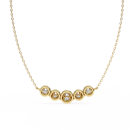 Celestial Curve Lab Grown Pendants