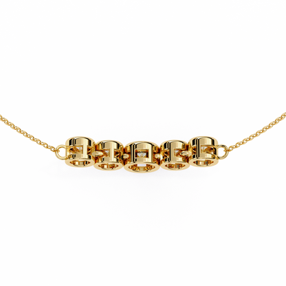 Celestial Curve Lab Grown Pendants