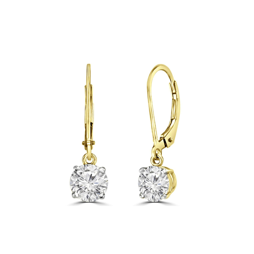 Timeless 55 Pointer Solitaire Earrings