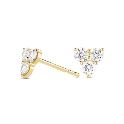 Lab-Grown Diamond ⅗ct. tw. Mini Trio Round Brilliant Studs