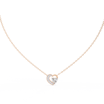 Tilting Hearts Lab Grown Pendants