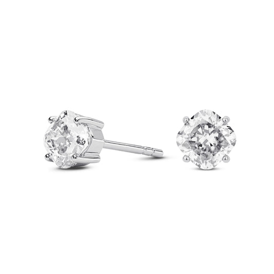 Lab-Grown Diamond 2ct. tw. Cushion Cut 14k Gold Studs