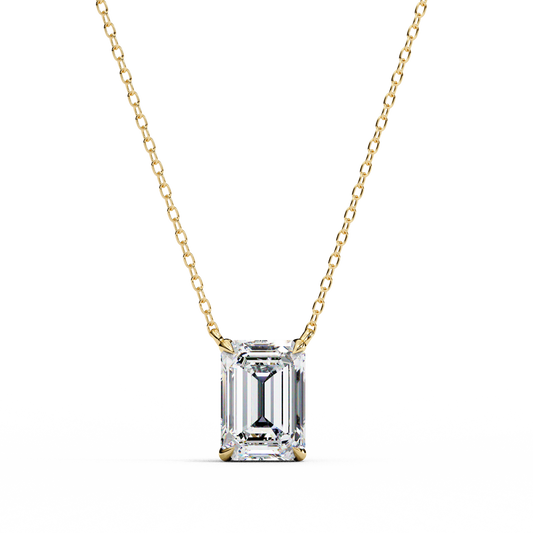 Lab Grown Solitaire Pendants